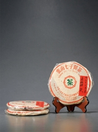 二十世纪八十年代·勐海茶厂厚纸7542青饼（生茶）