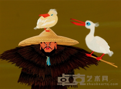 上海美术电影制片厂 《草人》 动画原稿一帧 38×28cm