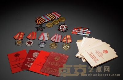 现代·前苏联克格勃勋章一组八枚 数量：8