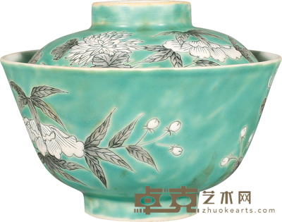 晚清·大雅斋盖碗 H:7.5cm D:10.3cm