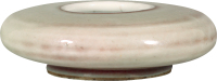清·中期豇豆红釉水盂