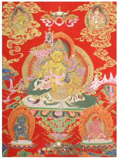 宋喀巴大师 65.5×52cm