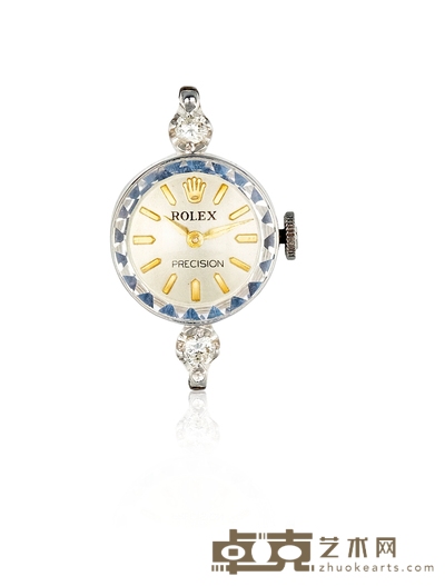 1950年制 劳力士(ROLEX)手链式钻石腕表 表径:15mm
