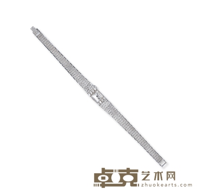 约20世纪中期 积家白金钻石女表