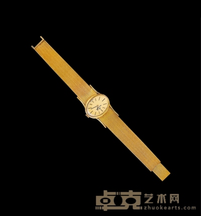 约20世纪中期 18K金镶积家女士黄金机械腕表 