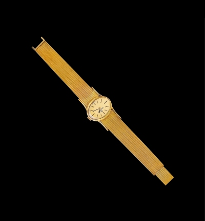 约20世纪中期 18K金镶积家女士黄金机械腕表