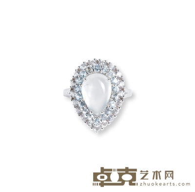 金镶冰种翡翠戒指