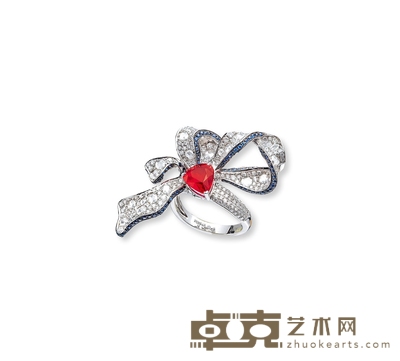 2.00克拉无烧鸽血红红宝石戒指/胸针