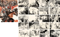 方瑶民 《玛瑙鏖兵》连环画
原稿一百八十二帧（全）