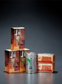 二十世纪七十及八十年代·新芽牌老茉莉银毫三罐及向阳花牌老茉莉花茶两包