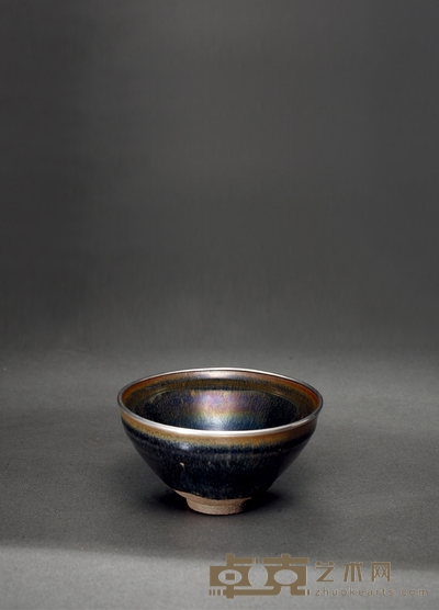 建窑七彩兔毫盏 高:6.8cm 口径:12.5cm