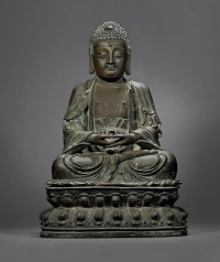 明·铜阿弥陀佛坐像