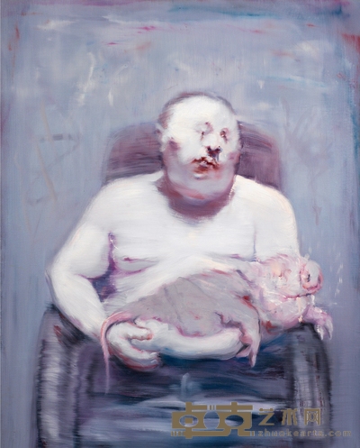 尹朝阳 胖子 100×80cm
