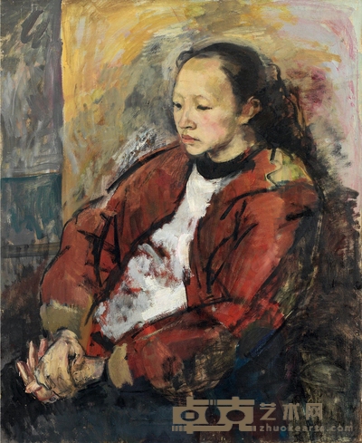 马 轲 肖像 100×81cm
