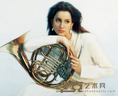 陈逸飞 法国号1 60×73cm