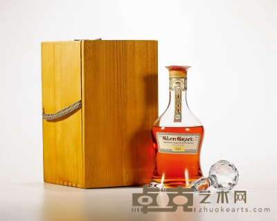 1948年蒸馏格兰冠50年凯尔之书水晶瓶单一麦芽威士忌 