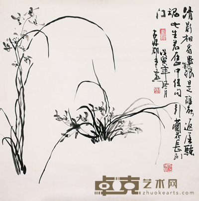 王文杰 兰花 68*68