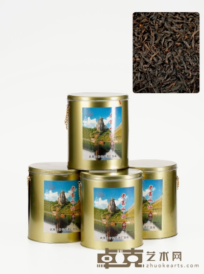 二十世纪九十年代·仙岩牌武夷山老欉水仙 规格：四罐，净重：1000g×4罐