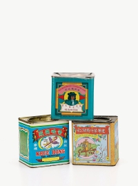 二十世纪八十年代及九十年代·老白毛猴茶三罐
