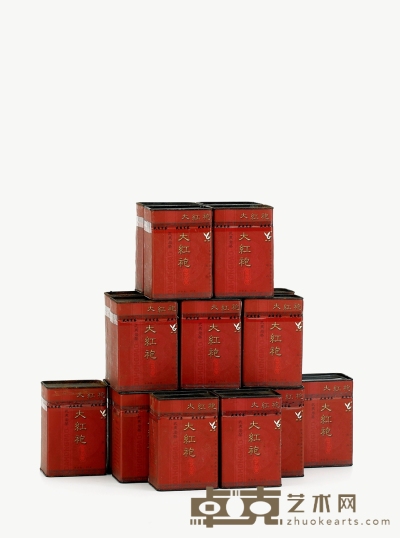 二〇〇二年·武夷益春茗茶大红袍 规格：二十盒，净重：56g×20盒