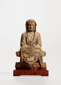明·蓝理捷旧藏木雕泗州大圣坐像