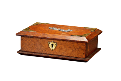 1950年制 胡桃木雪茄盒