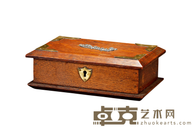 1950年制 胡桃木雪茄盒 长：20.5cm  宽：12.5cm 高：7cm