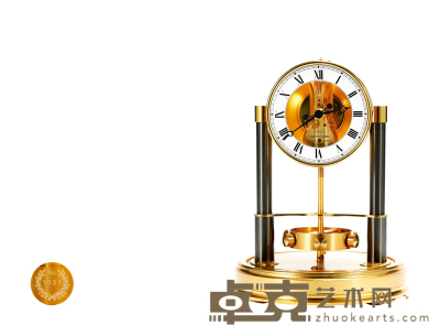 1983年制 积家（JAEGER-LECOULTRE）150周年限量纪念款仿古空气钟 底部直径：21.5cm 高：31cm