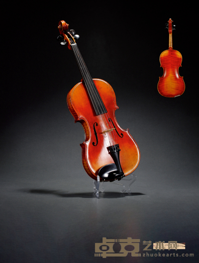 乔凡尼·保罗·马吉尼款意大利古典小提琴 长：59.5cm 宽：21cm 侧面高：4cm