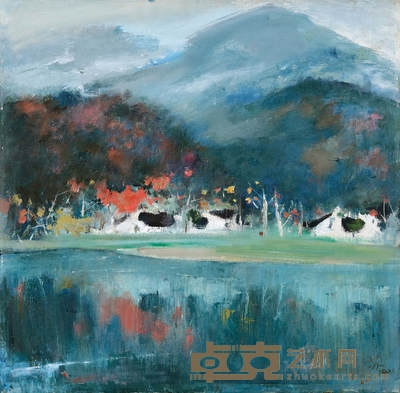 苏天赐 皖南秋色 67×67cm