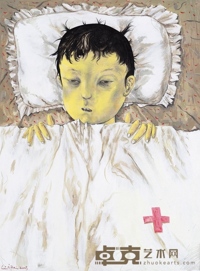 李继开 睡不着睡不醒 80×60cm