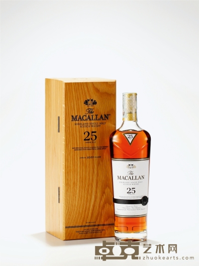 麦卡伦25年黑缎带单一麦芽威士忌 数量：1瓶 
规格：700ml