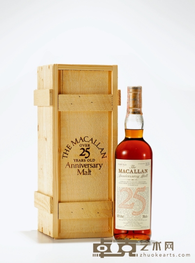 1972-1998年麦卡伦25年单一麦芽威士忌 数量：1瓶 
规格：700ml