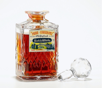 1938蒸馏pride of strathspey48年全麦芽水晶瓶威士忌