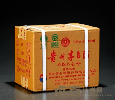 2007年贵州茅台酒（人民大会堂特供原箱） 数量：6瓶
规格：500ml