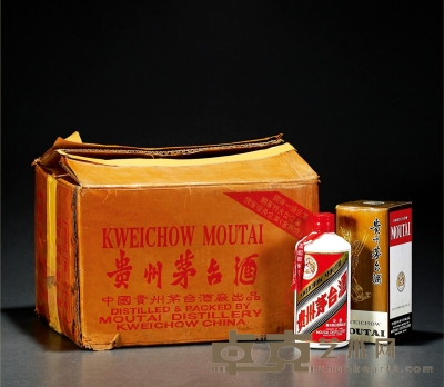1996年贵州茅台酒（铁盖原箱） 数量：12瓶
规格：500ml
