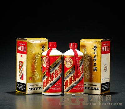 80年代贵州茅台酒（大飞天） 数量：2瓶
规格：540ml