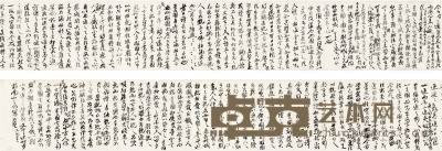 康有为 戊戌变法当年论中西交通的重要文稿 207×16.5cm