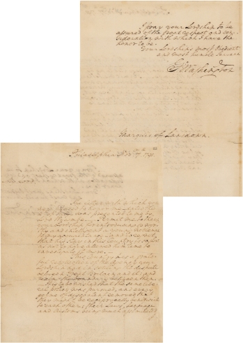 华盛顿 有关美国独立的重要亲笔信