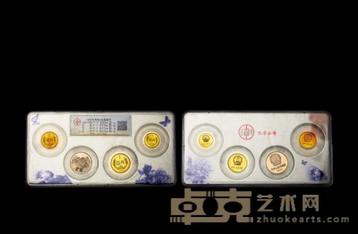 现代•1982年精制硬币全套四枚 直径：20-30mm
数量：4