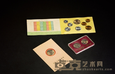 现代•1983年长城币、三十五周年纪念币三件套 直径：18-30mm
数量：3