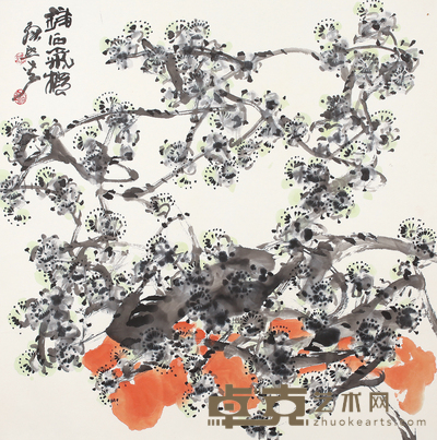 姚舜熙 梅花图 69*69