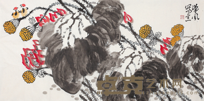 汉风 花卉 68*136