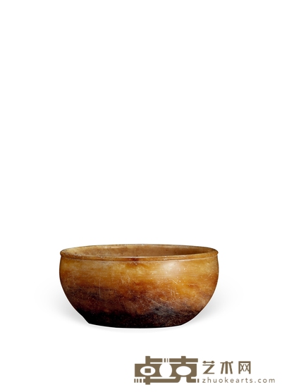 明·地方玉佛钵 高：7.4cm 口径：15.8cm