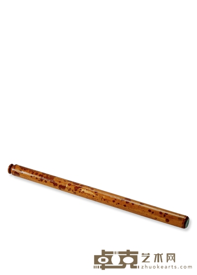 清·湘妃竹香筒 长:45cm