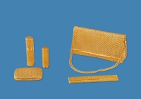 尚美（CHAUMET） 黄金编织化妆包套组