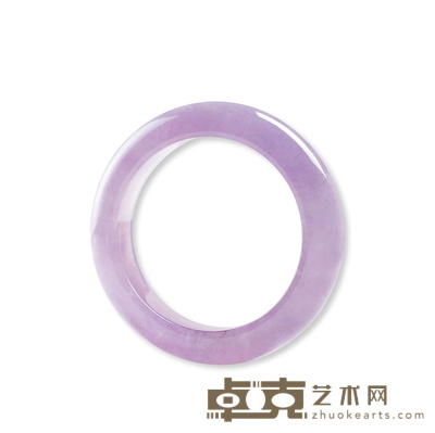 55.6圈紫色冰种手镯 