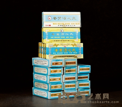 80年代天津达仁堂牛黄清心丸
