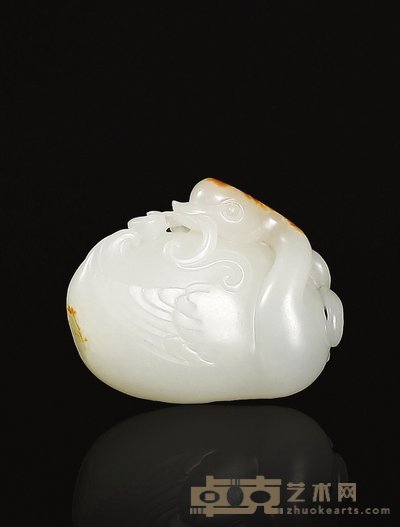 吴灶发 我如意 白玉挂件 37×31×18mm
重量:26.4g
