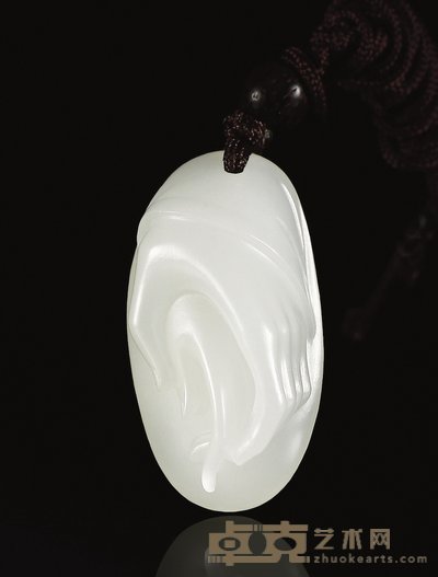 杨曦 执子之手 白玉挂件 30×16×13mm
重量:8.8g